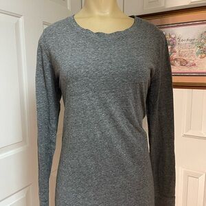 Mossimo Supply Co. Charcoal Long Sleeve Top